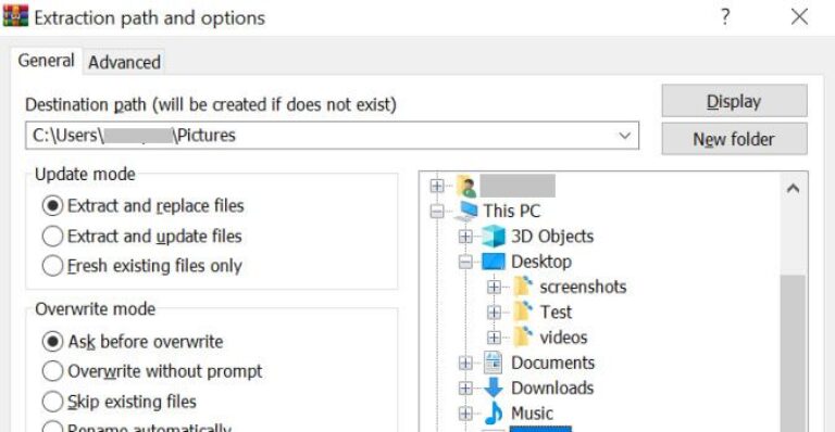 How to Choose Where to Extract an Archive on Windows 10